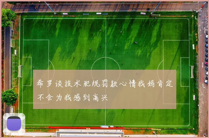 希罗谈技术犯规罚款心情我妈肯定不会为我感到高兴