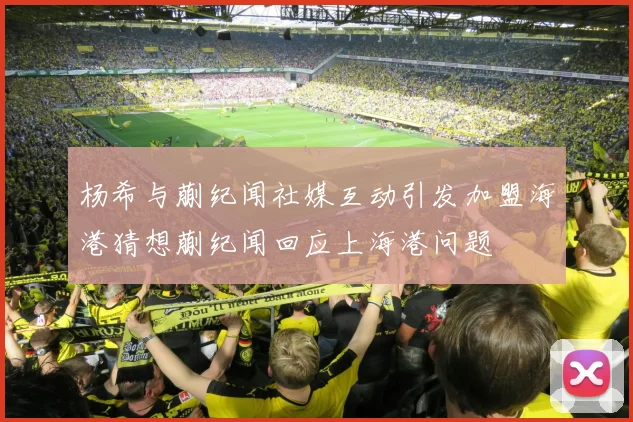 杨希与蒯纪闻社媒互动引发加盟海港猜想蒯纪闻回应上海港问题